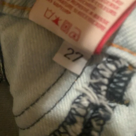 REVICE Two-Tone Blue Jeans-Size 27 - Picture 6 of 6